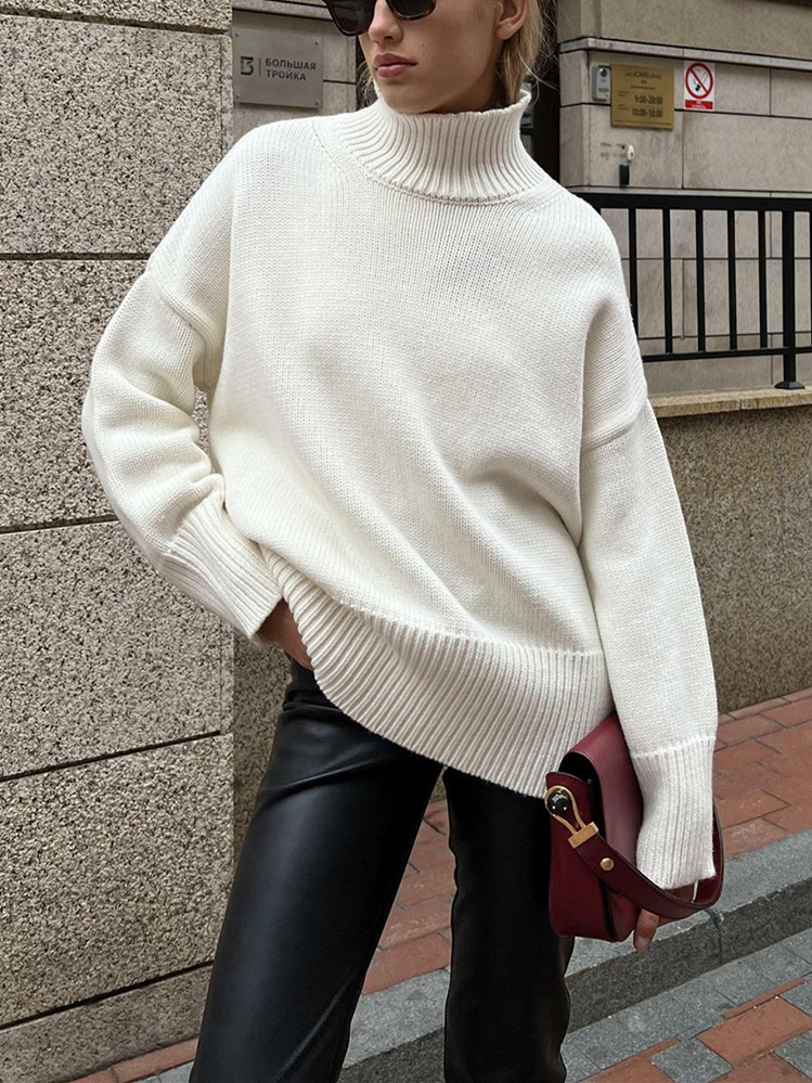 Penélope | Minimalist basic turtleneck sweater
