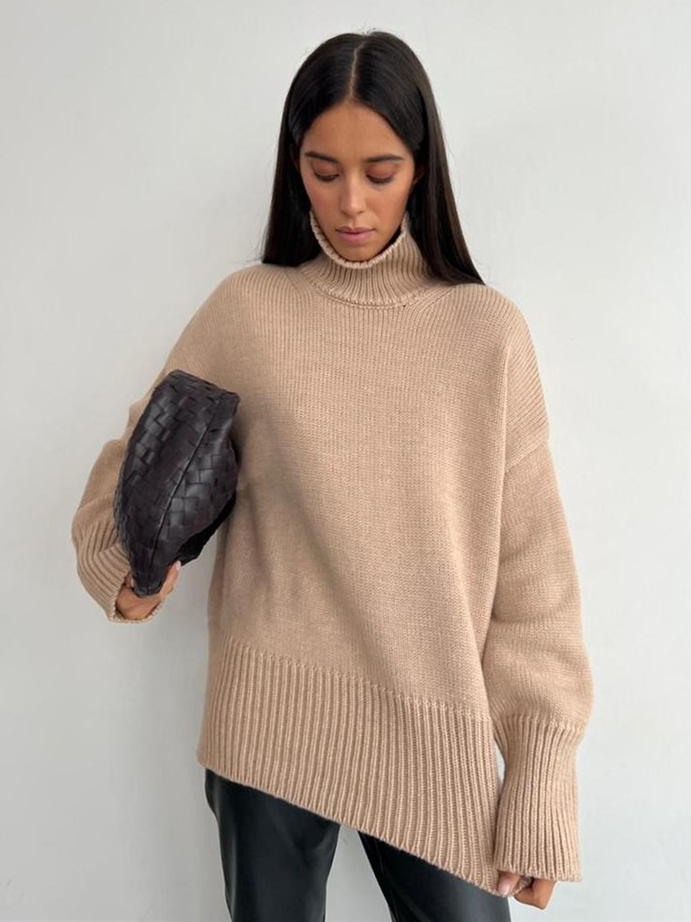Penélope | Minimalist basic turtleneck sweater