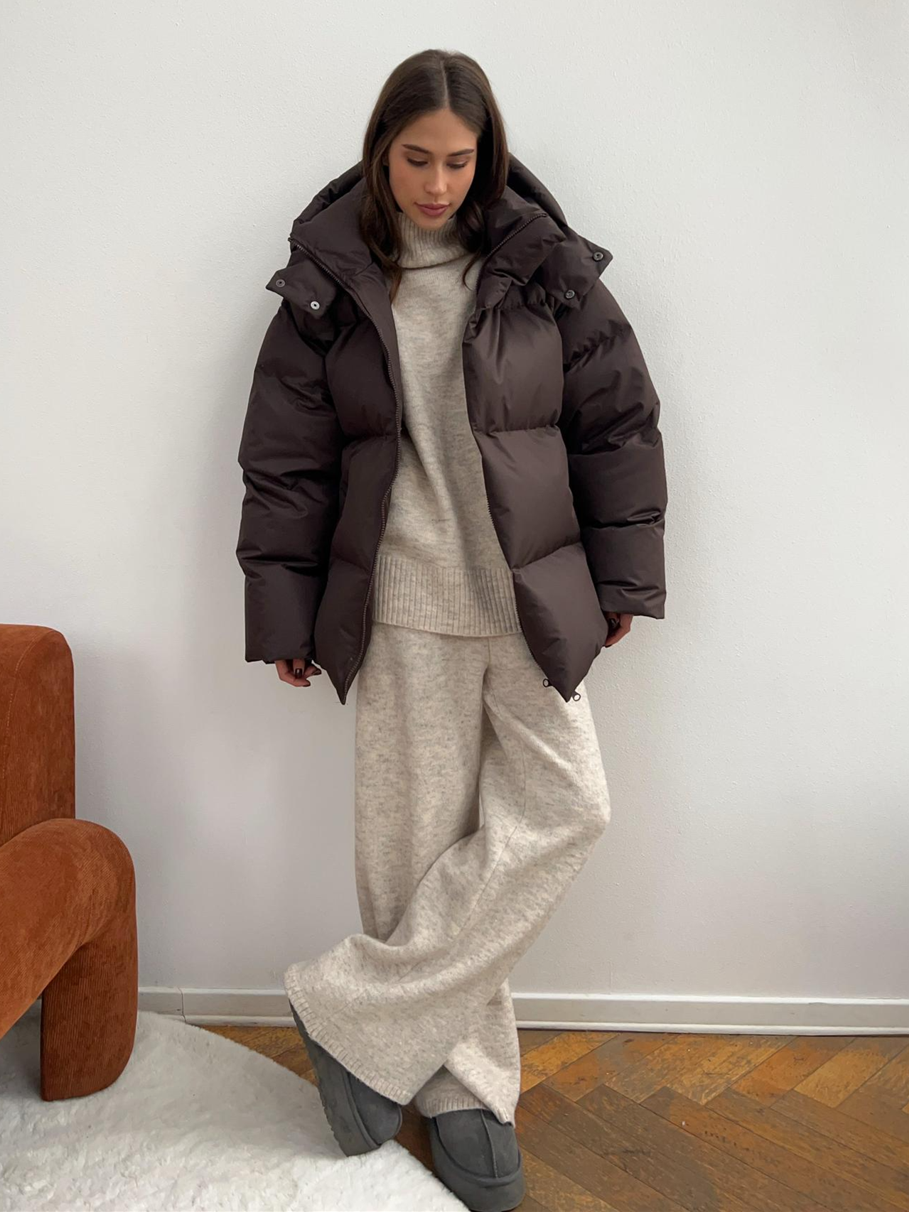 Antonia | Hooded down jacket