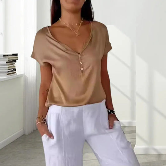 Joan® | Elegant Top With A V-Neck