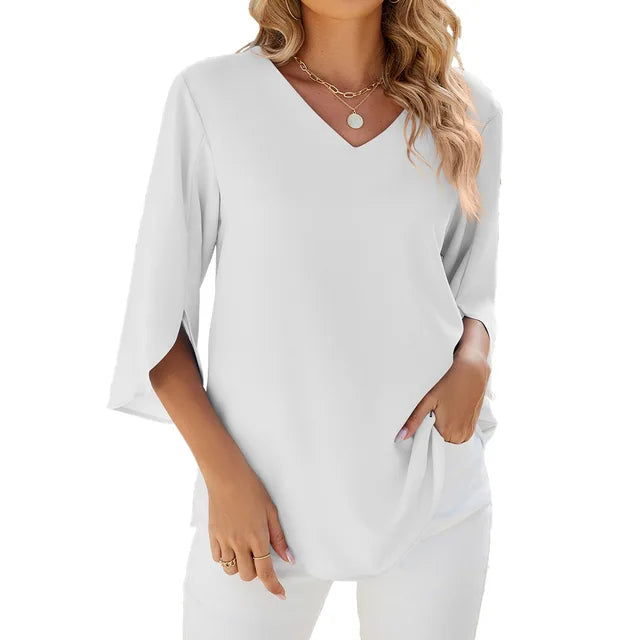 Lucía® | V-Neck Blouse For Women