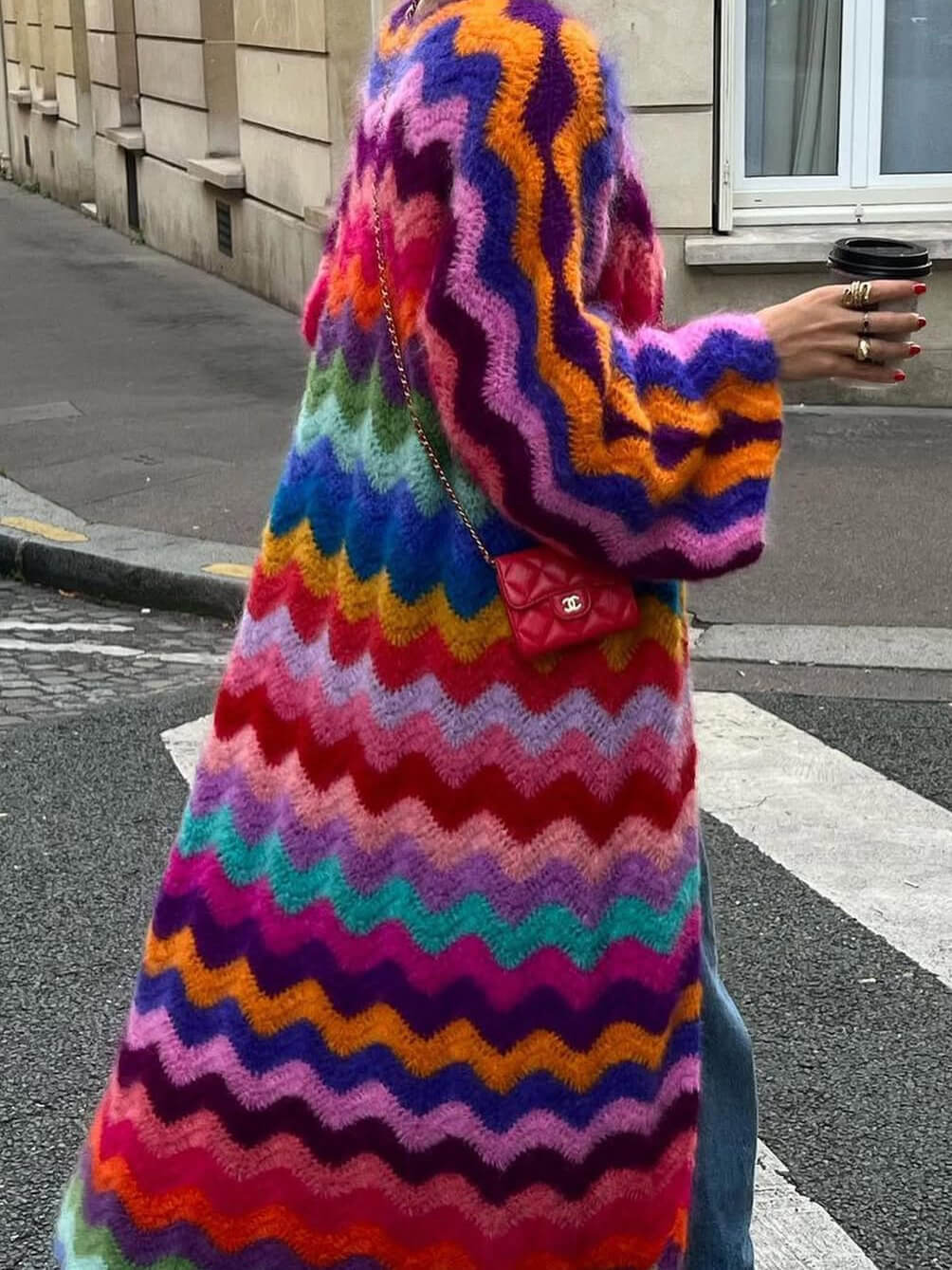 Clara | Rainbow cardigan