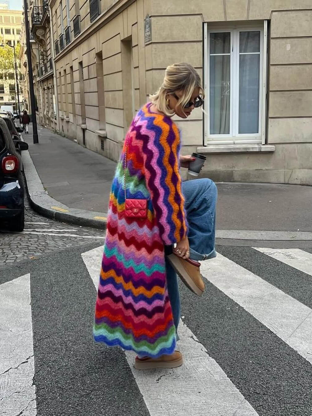Clara | Rainbow cardigan