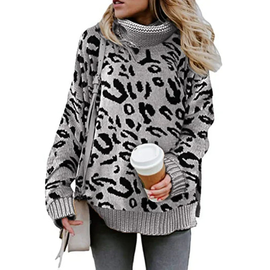Alicia | Women's leopard print sweater