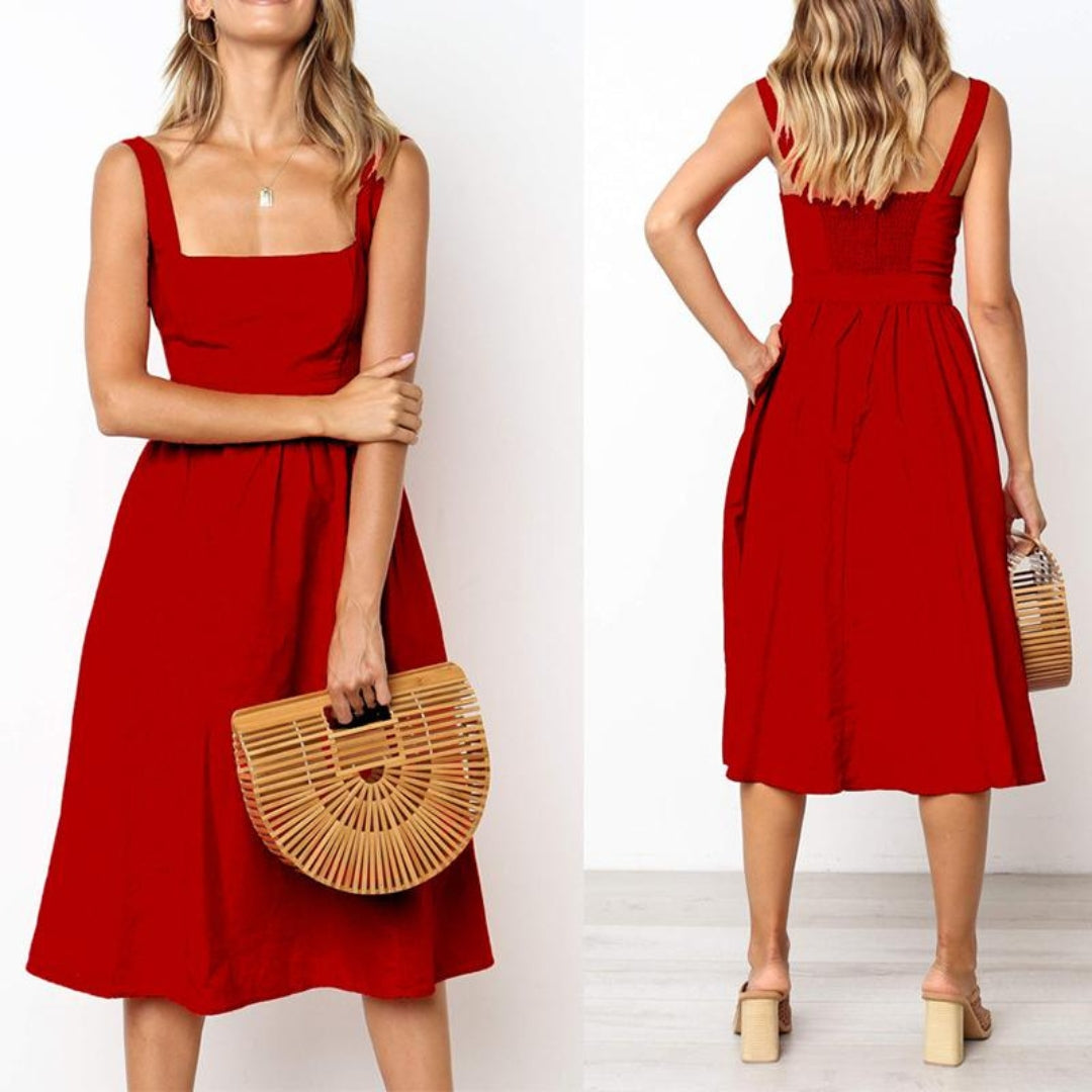 Carolyn | Stylish Sleeveless Summer Dress