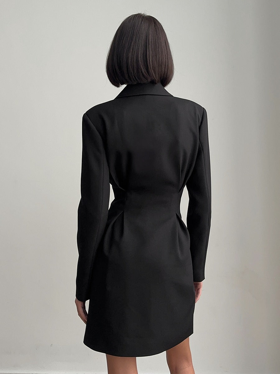 Sweet And Edgy Style Suit Dress