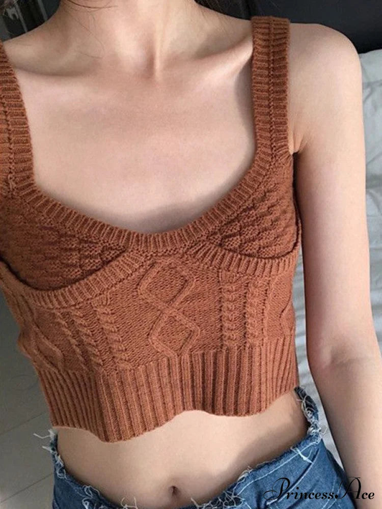 Jacquard Bodycon Graceful Slip Crop Top