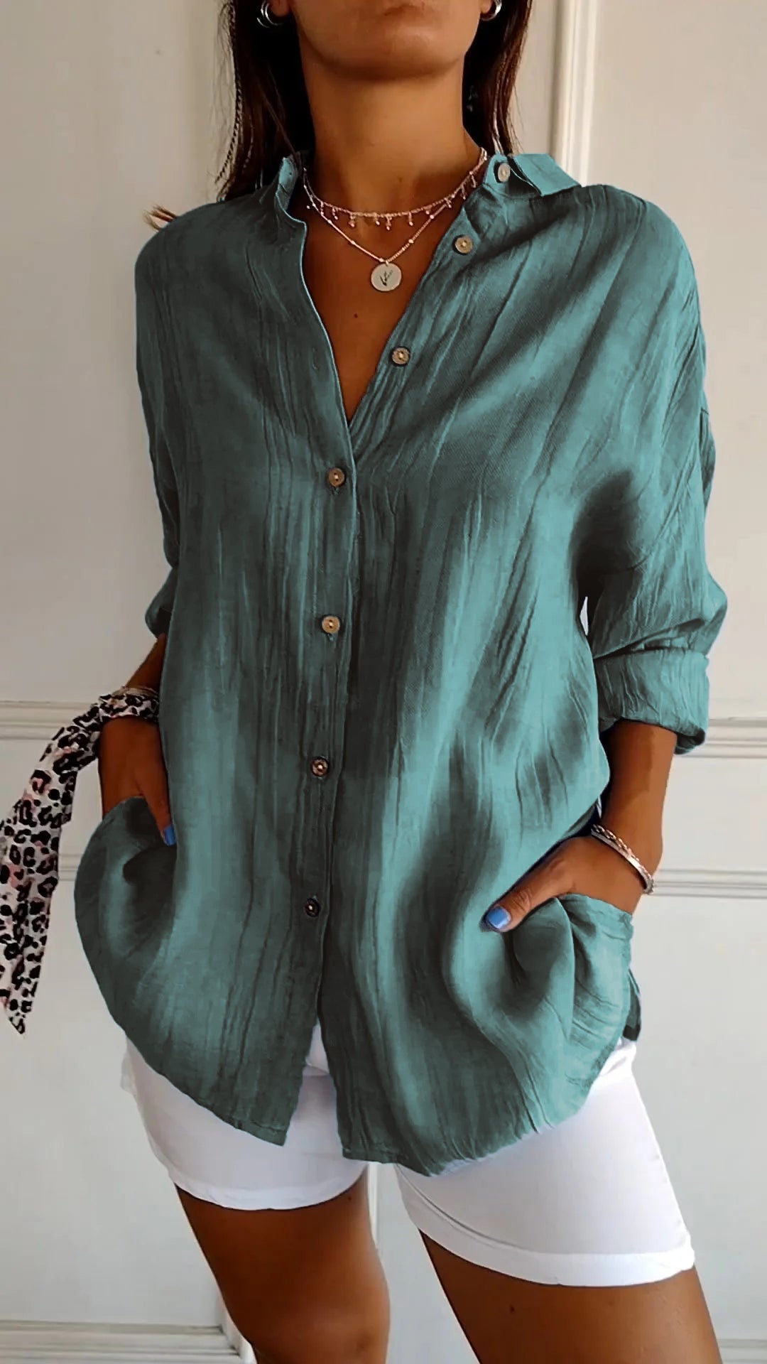 Bruner® | Versatile Shirt Blouse With Buttons