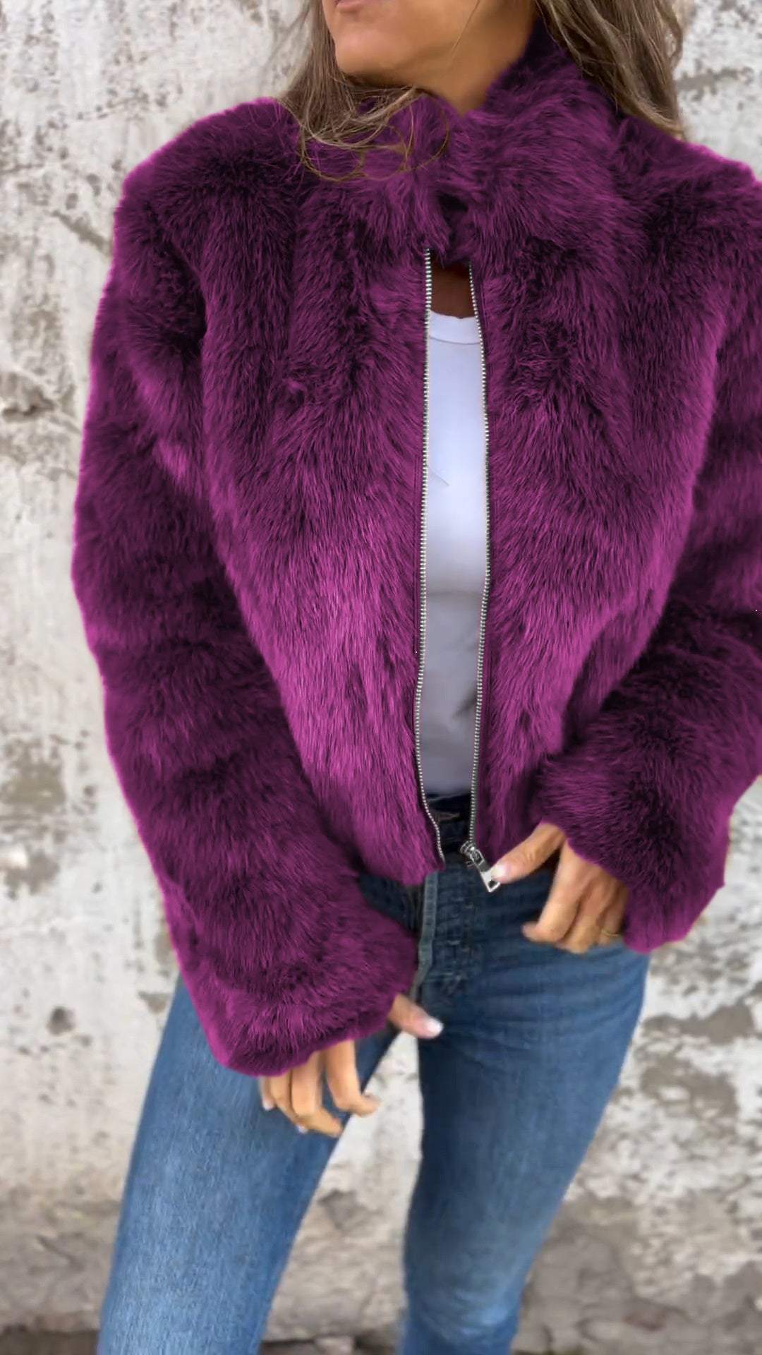 Asuncion | Faux leather jacket