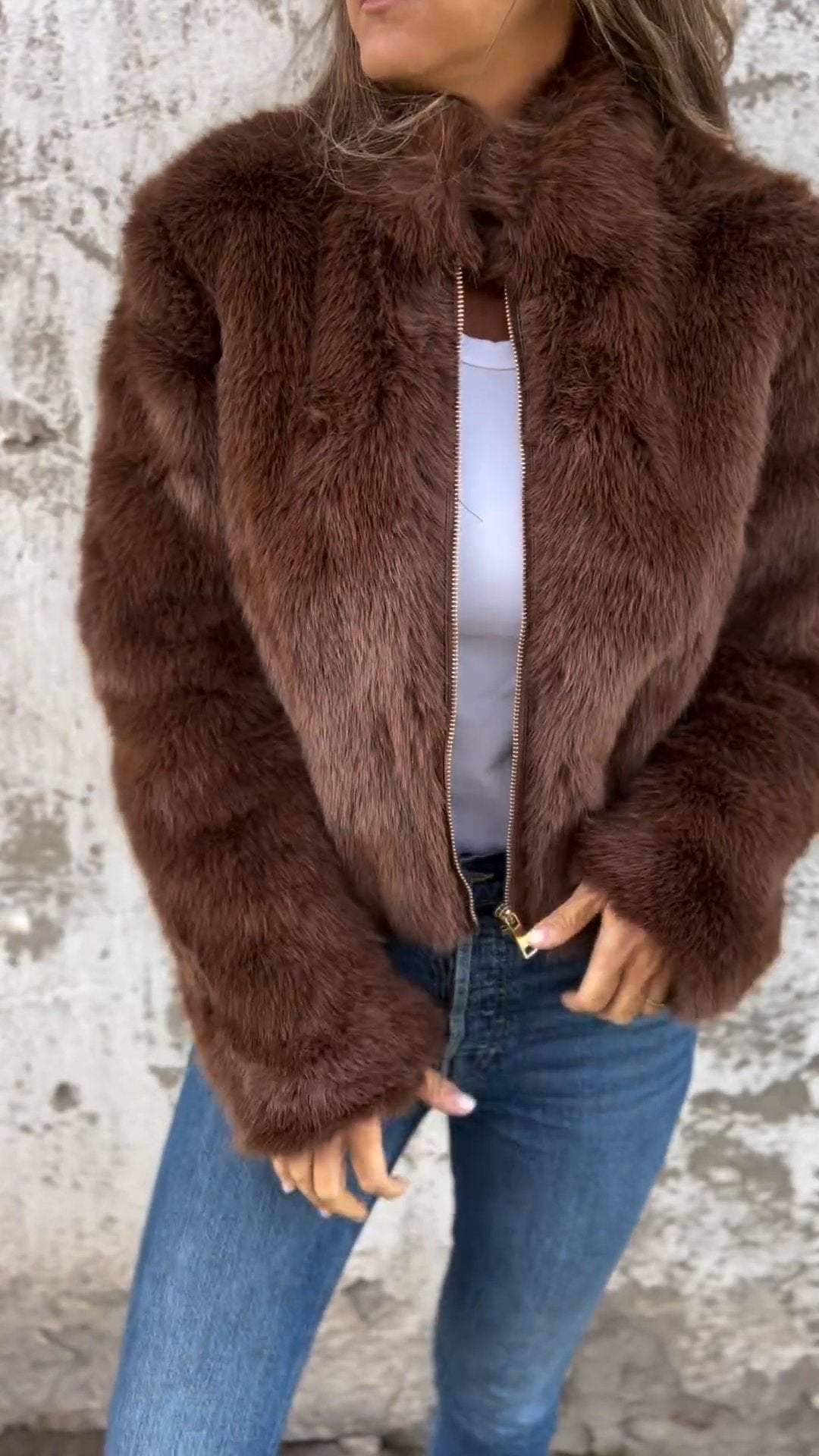 Asuncion | Faux leather jacket