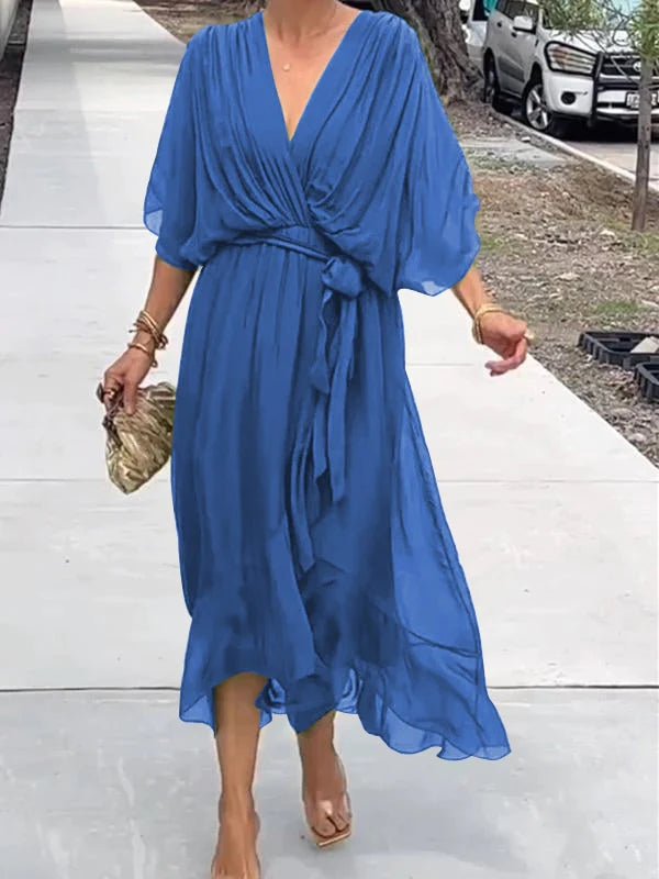 Beatrice® | Elegant Dress With V-Neckline