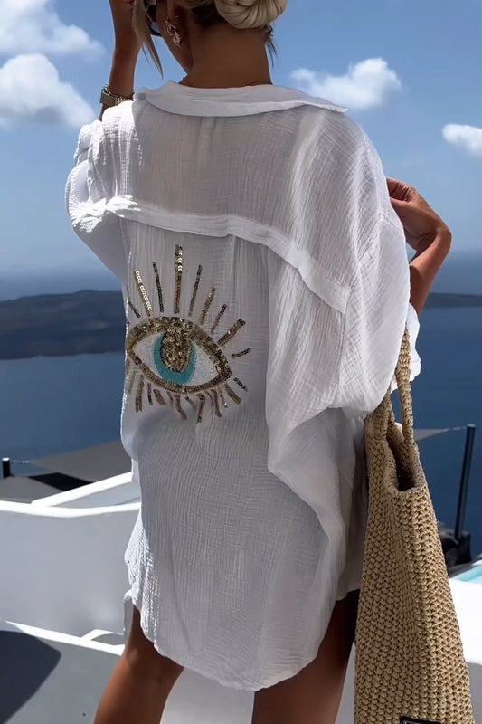 Hannah® | Blouse To Eye-Beach Dress