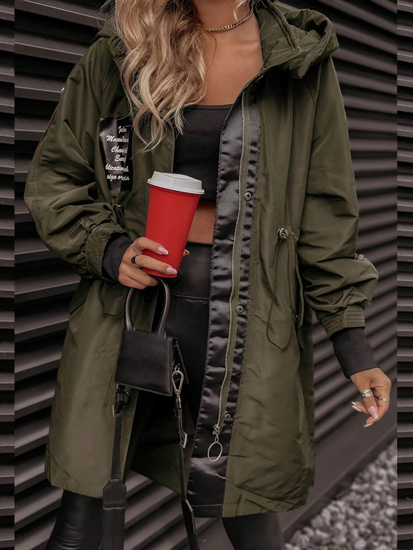 Adela | Long sleeve hooded jacket for women