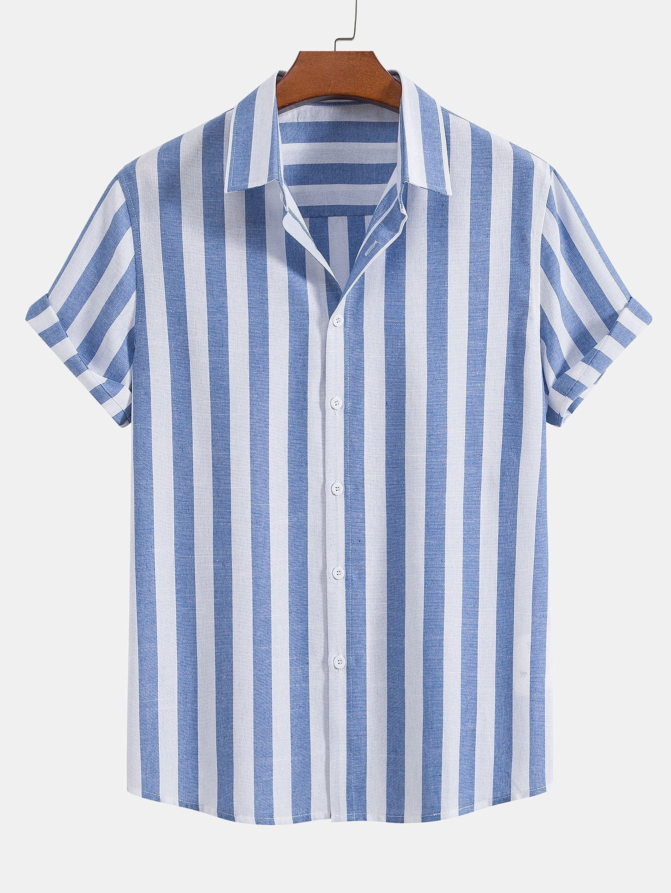 Karen® | Cotton Blend Button Up Shirt