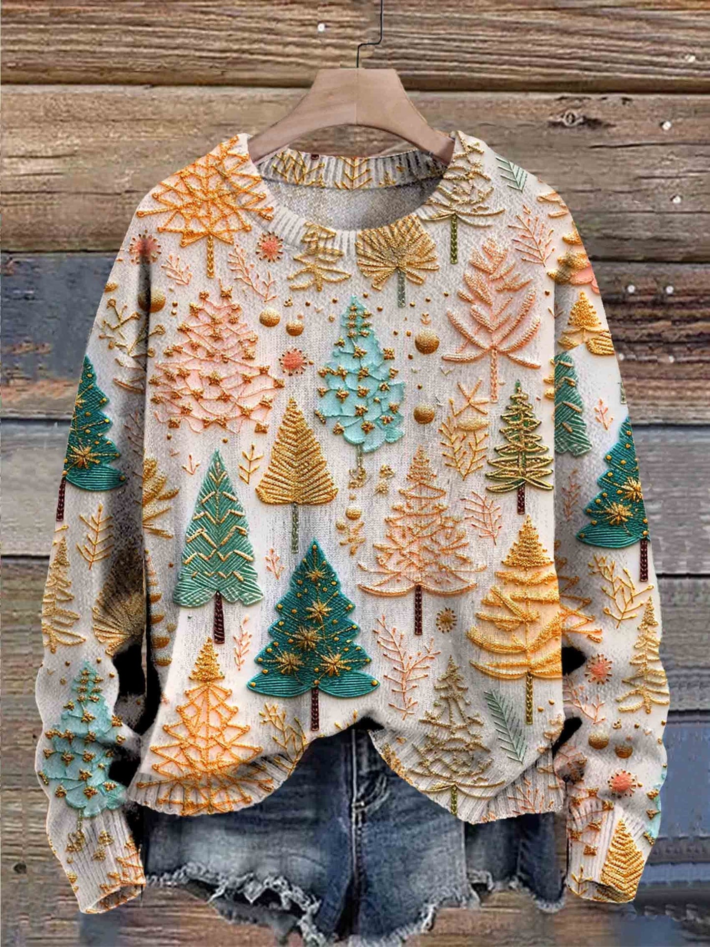 Karol | Knitted Christmas sweater for women