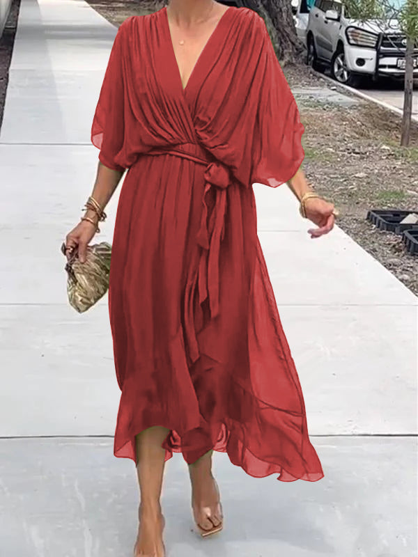 Gabriela® | Elegant Dress With V-Neckline
