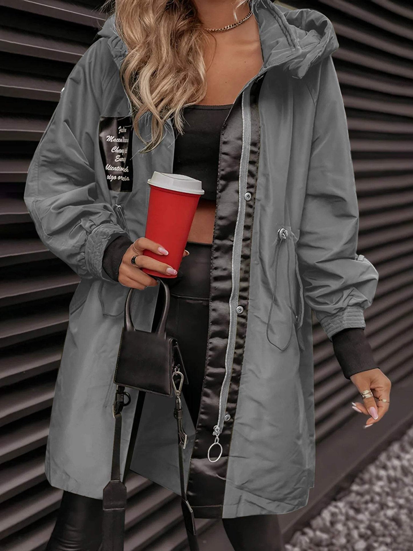 Adela | Long sleeve hooded jacket for women