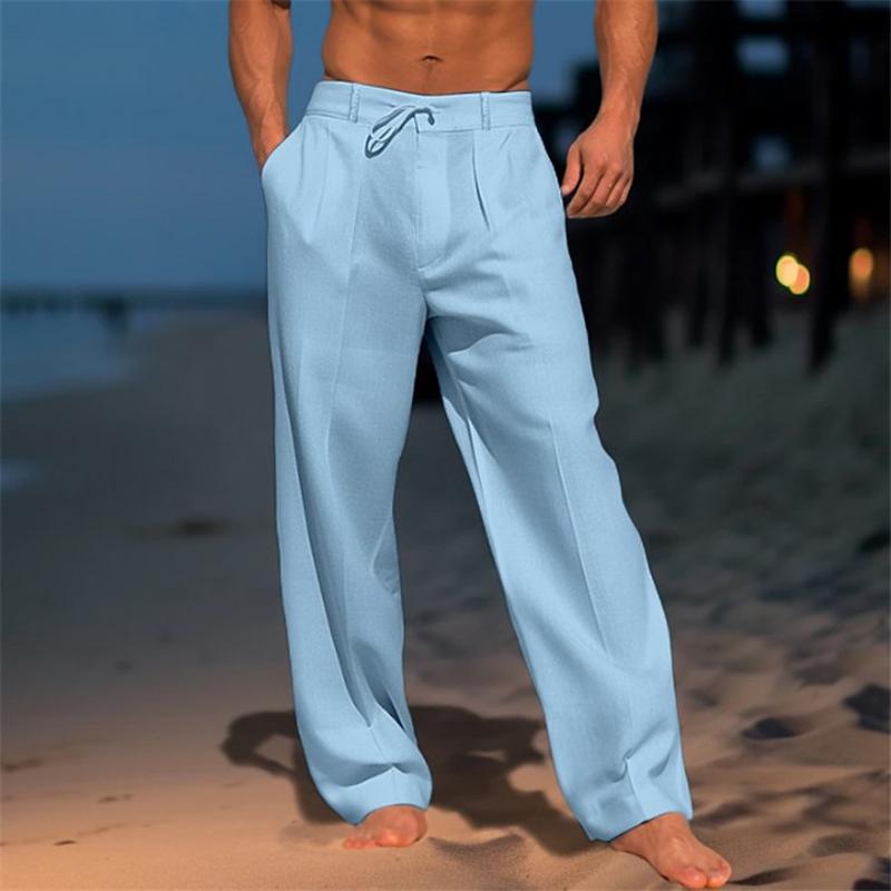 Mason | Unicoloured Relaxed Trousers for Summer Style