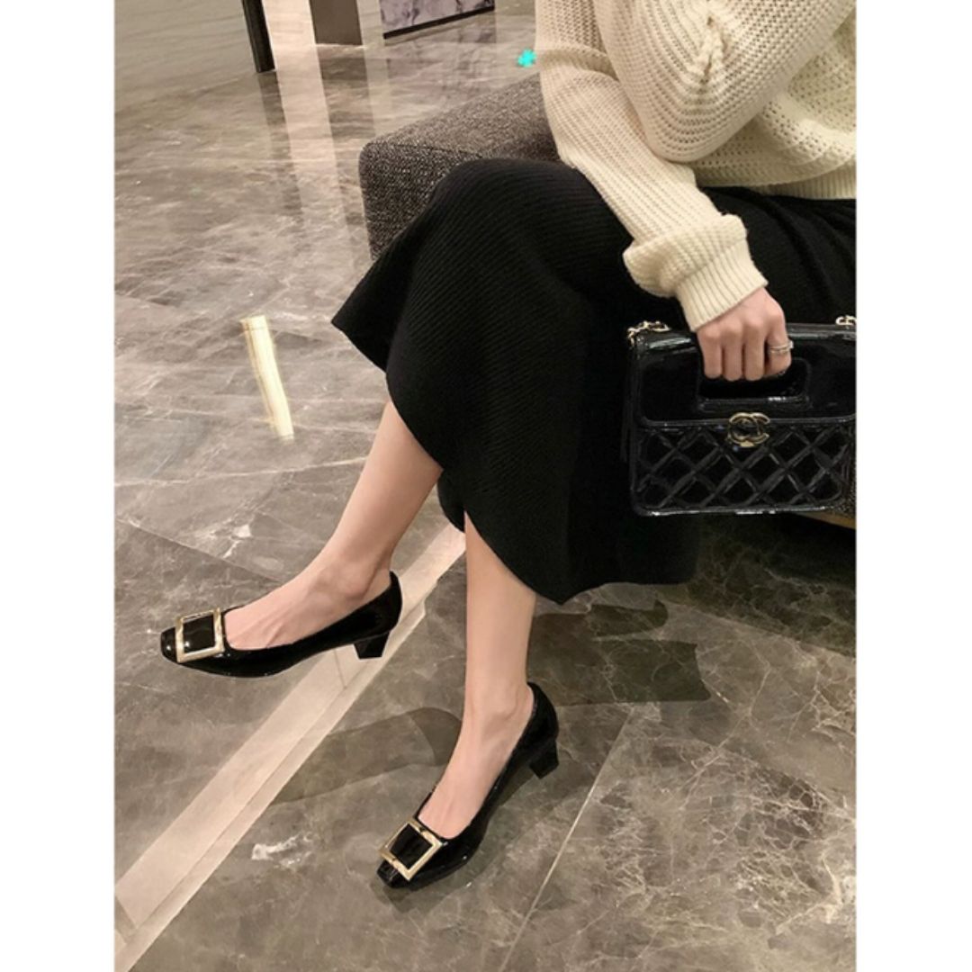 Lori | Orthopedic Square Toe Heels