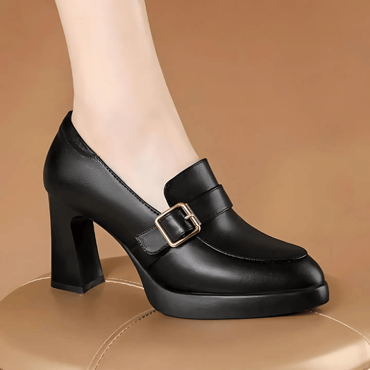Jamie | Women's Block Heel Platform Loafers