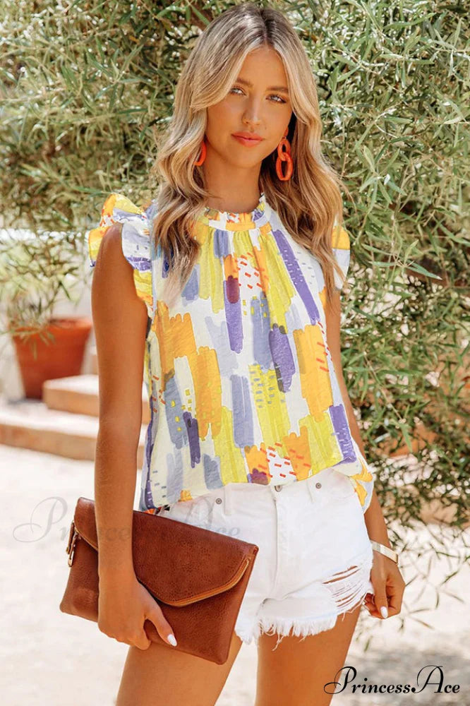 Kiera Flutter Stylish Sleeve Blouse