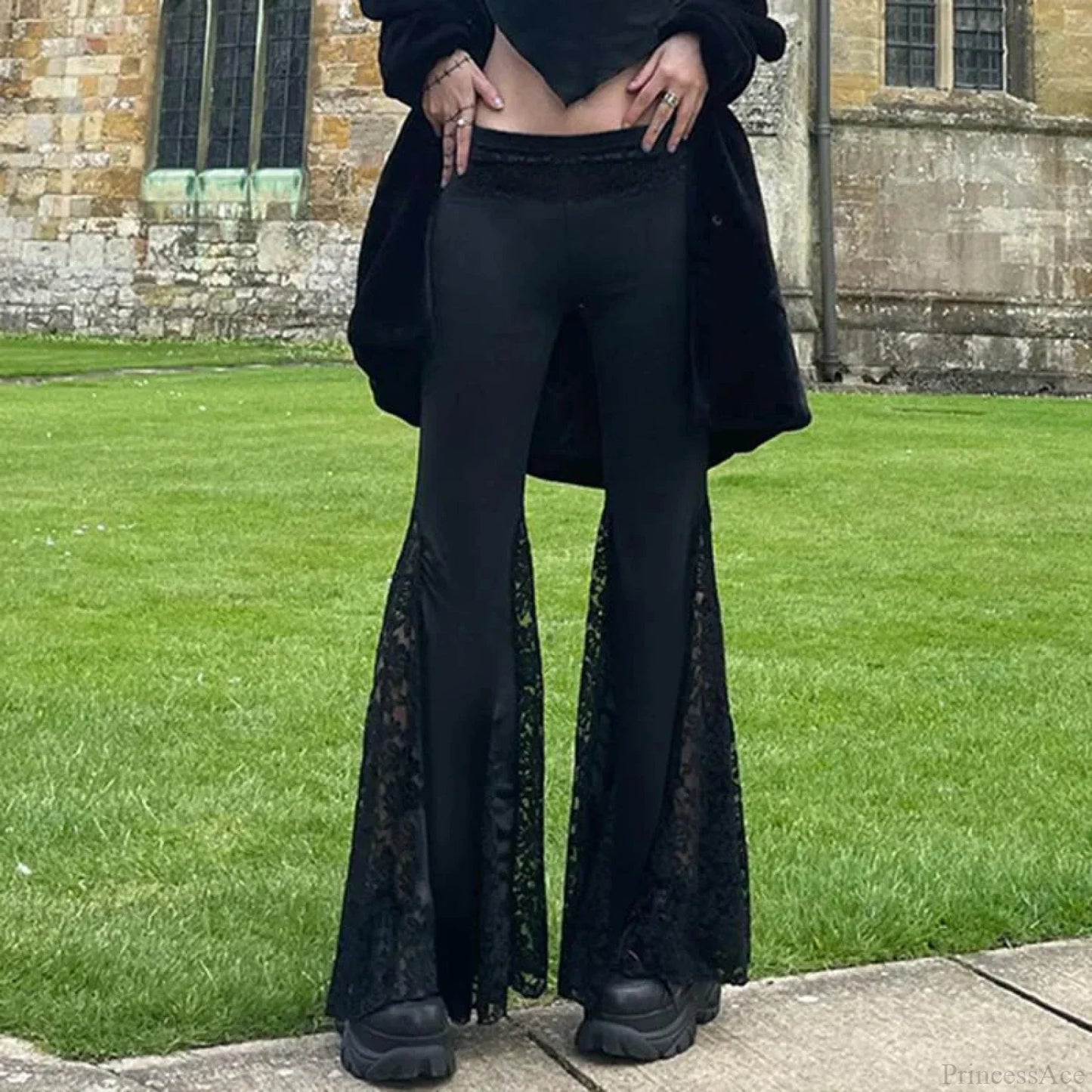 Lace Patchwork Mysterious Pant