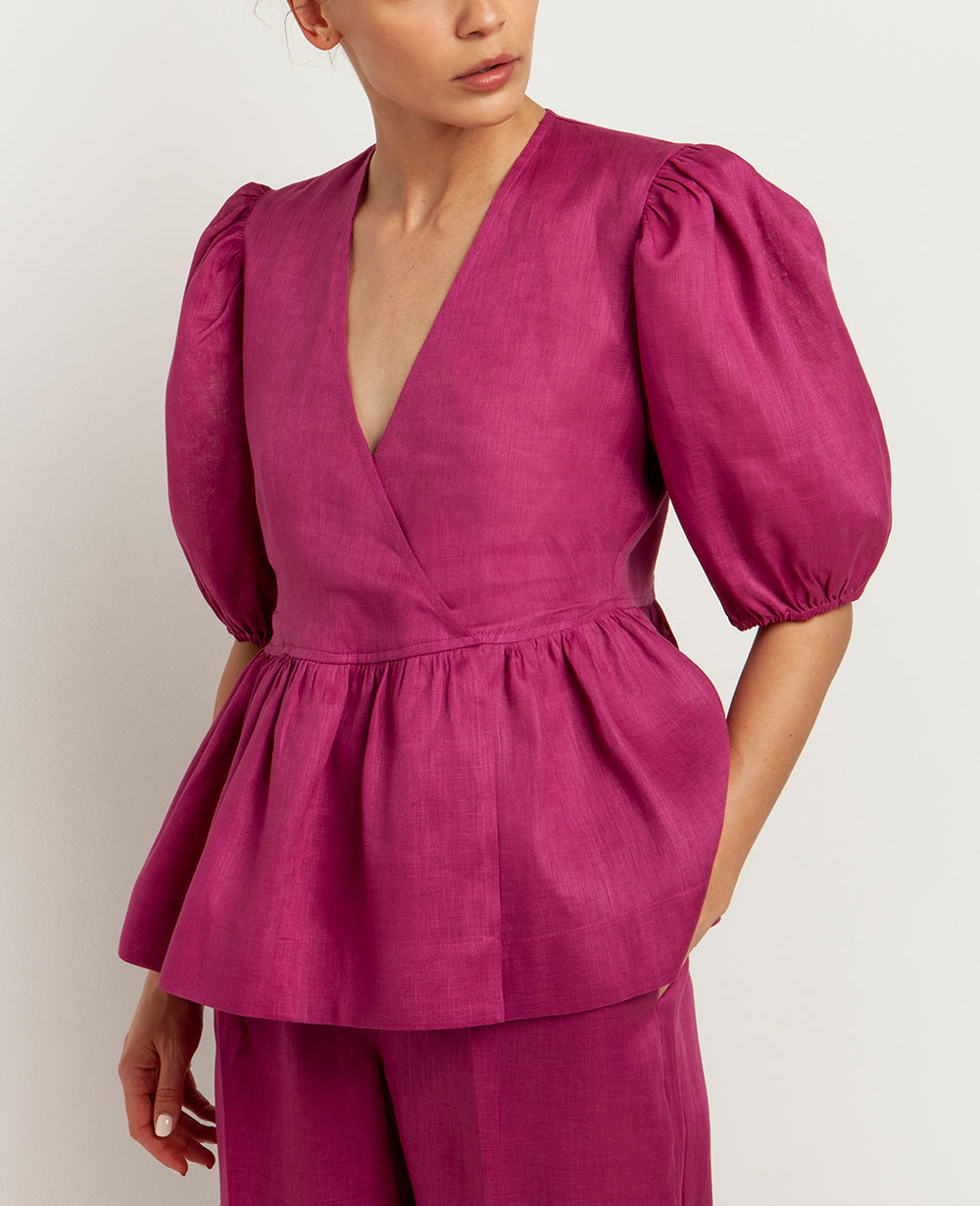 Lilibeth® | Blouse Magenta