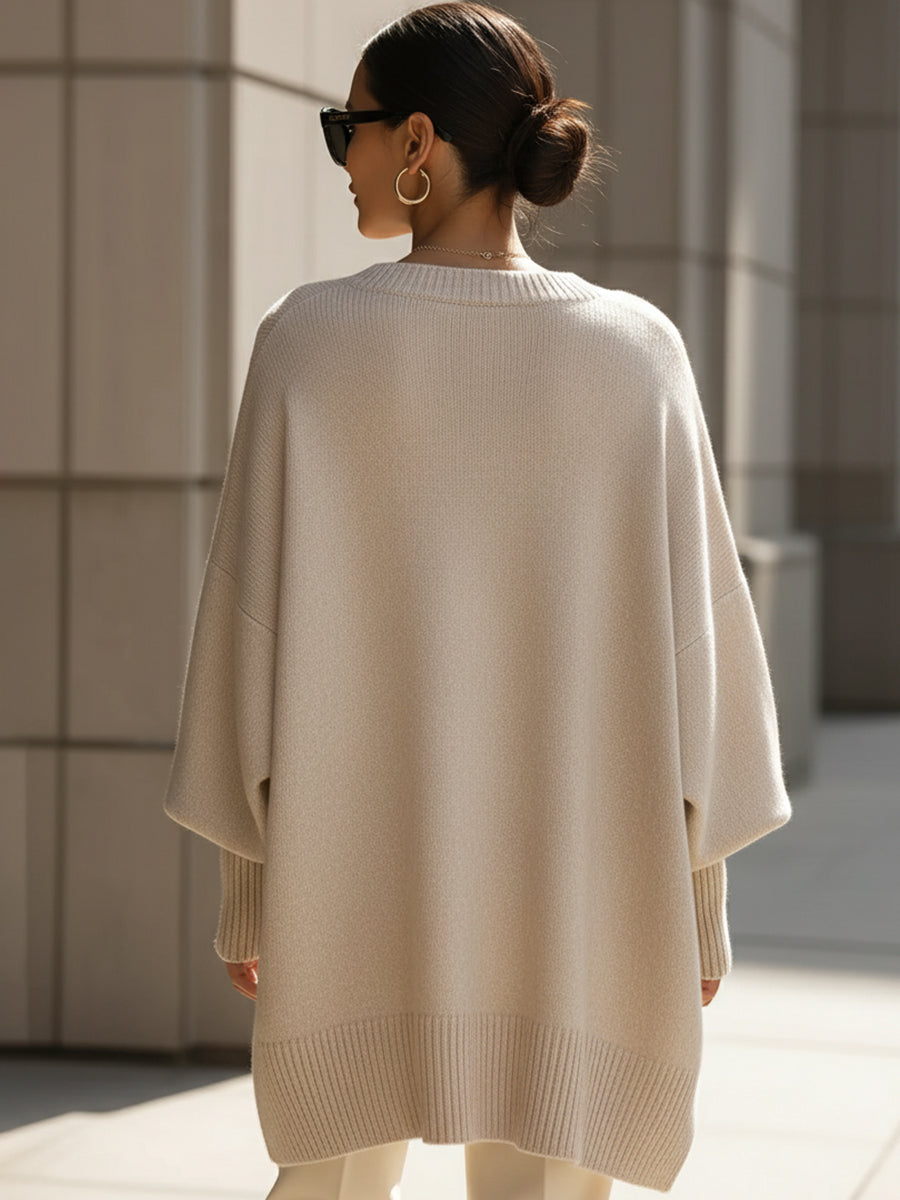 Lisa | Women's Oversized Crew Neck Sweater