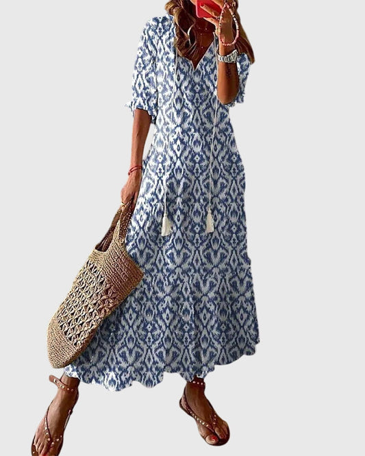 Lori | Women's V-Neck Maxi Dress