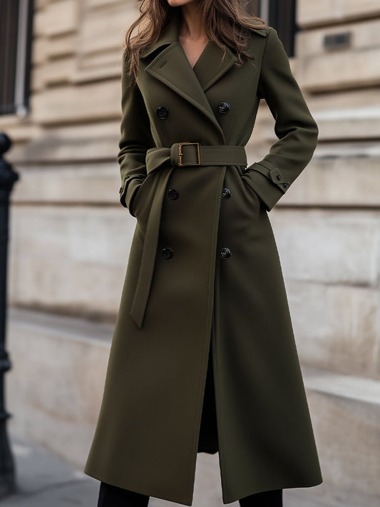 Ariel | Women's Double Breasted Long Coat