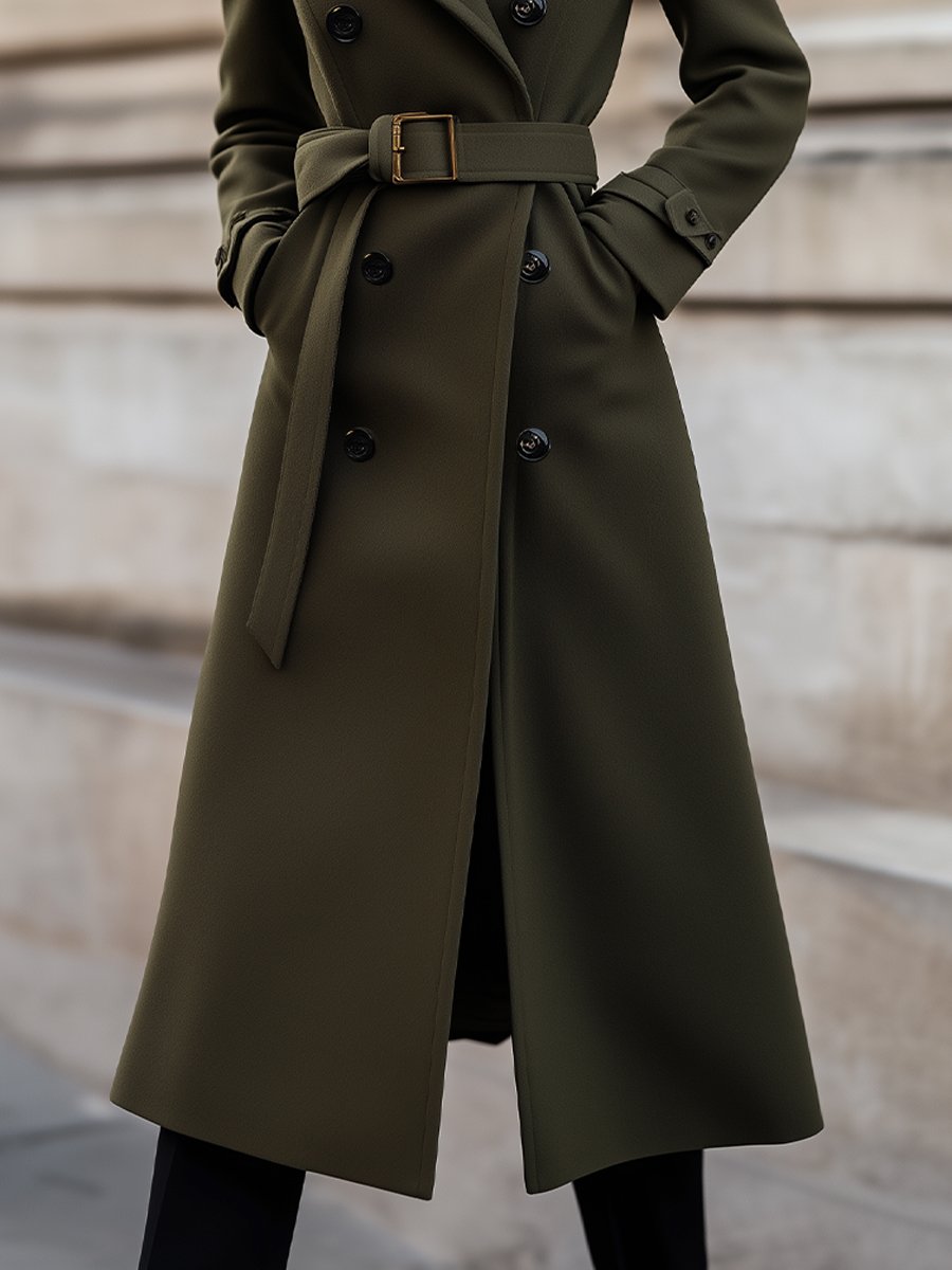 Ariel | Women's Double Breasted Long Coat