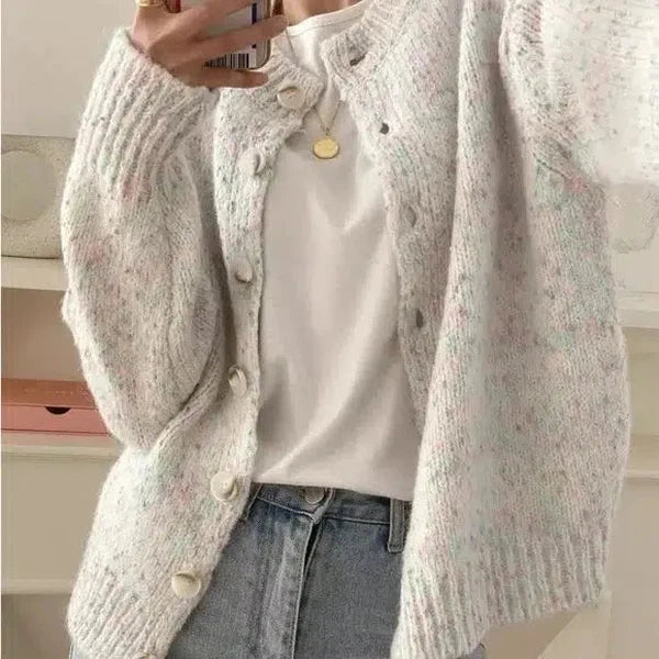 Vanessa® | Cardigan à Manches Longues Ivory