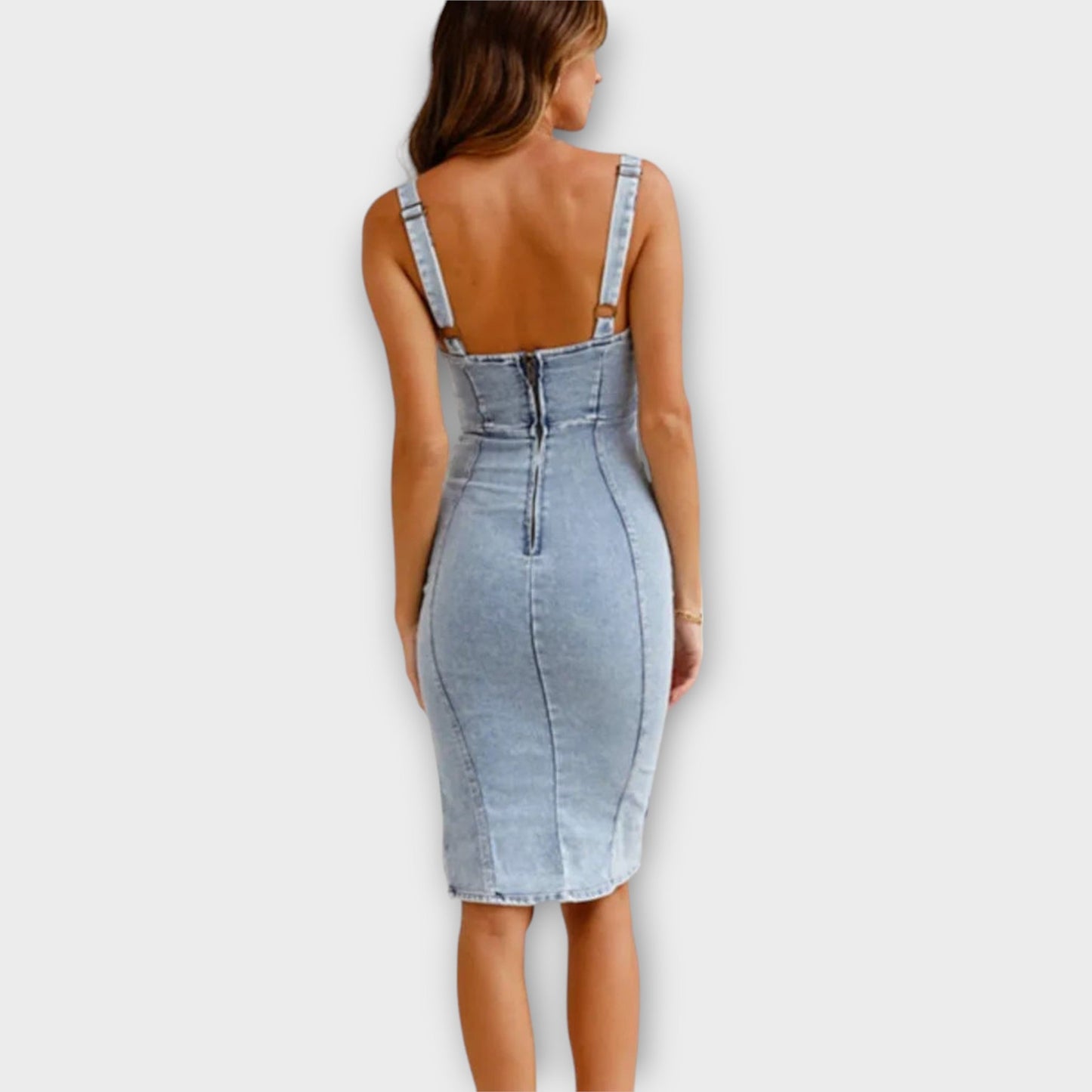 Paola® | Denim Dress With Adjustable Straps
