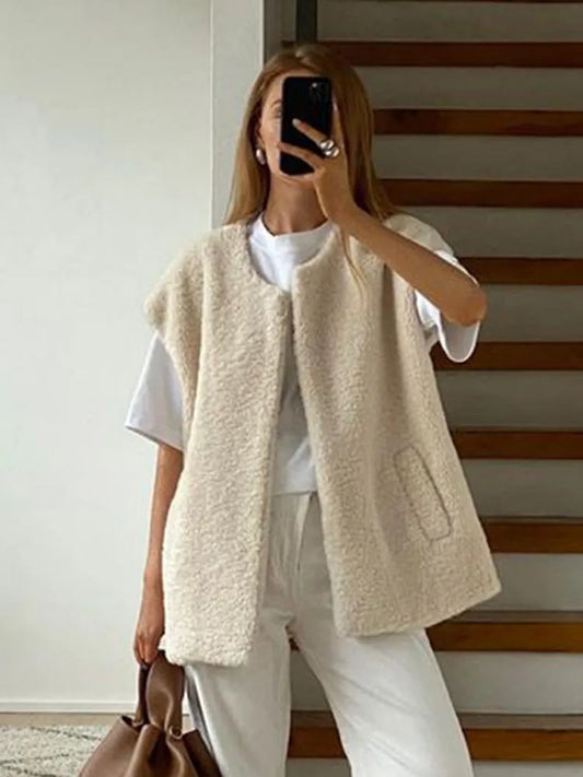Guillermina | White striped vest