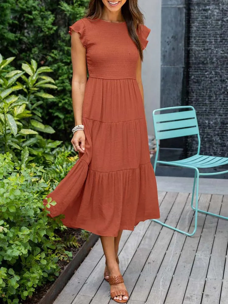 Ronja | Effortless Stylish Flowy Layered Dress