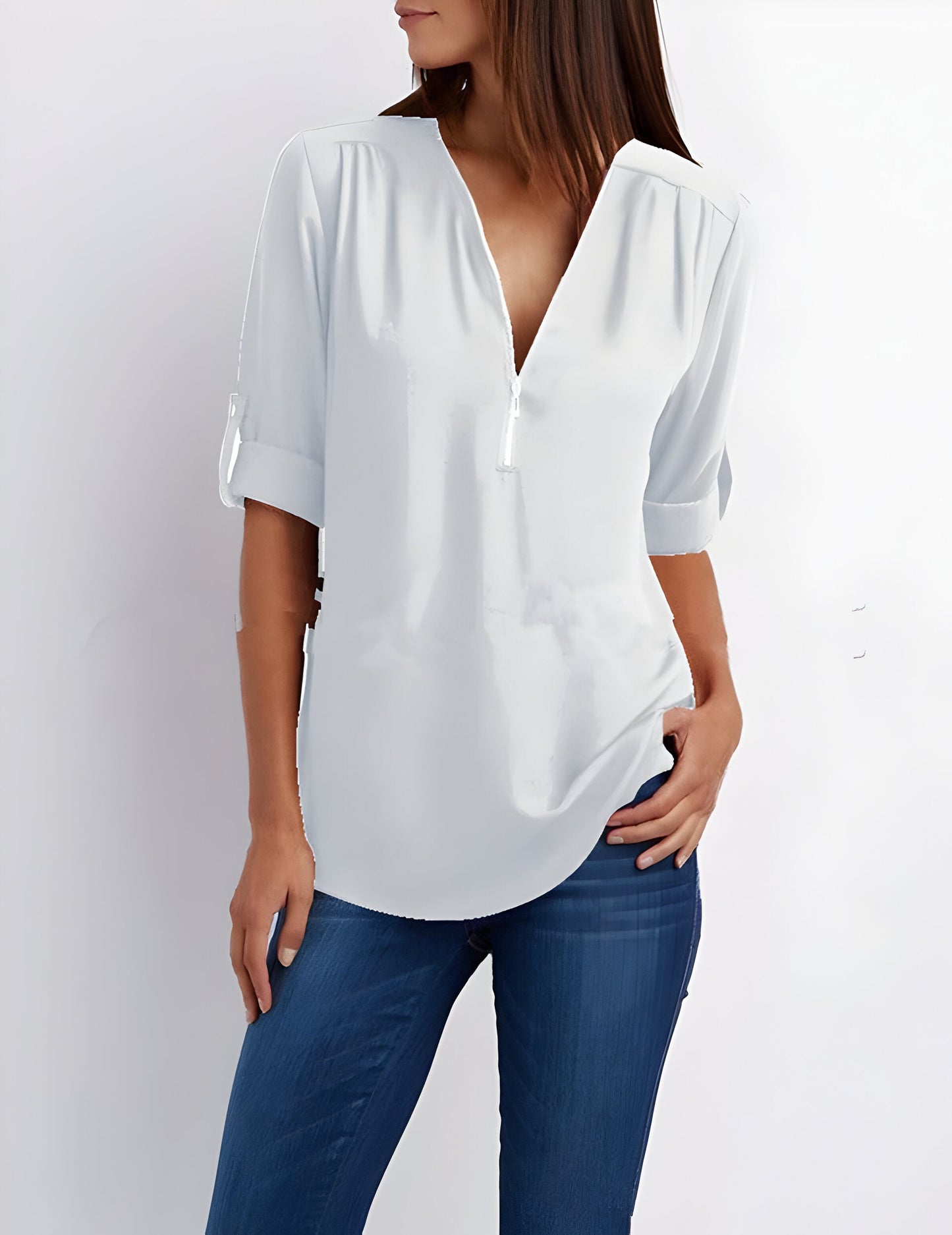 Maisie | Women's Zip Front Blouse