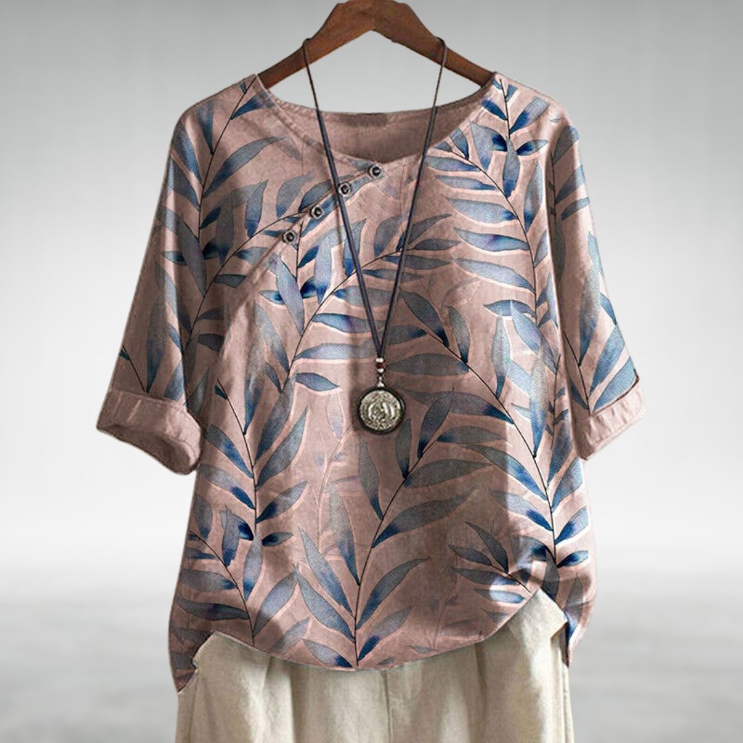 Mariah | Women's Floral Button-Up Blouse