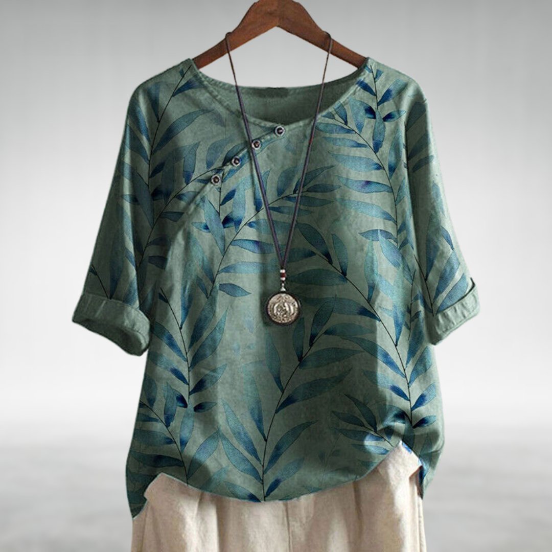 Mariah | Women's Floral Button-Up Blouse