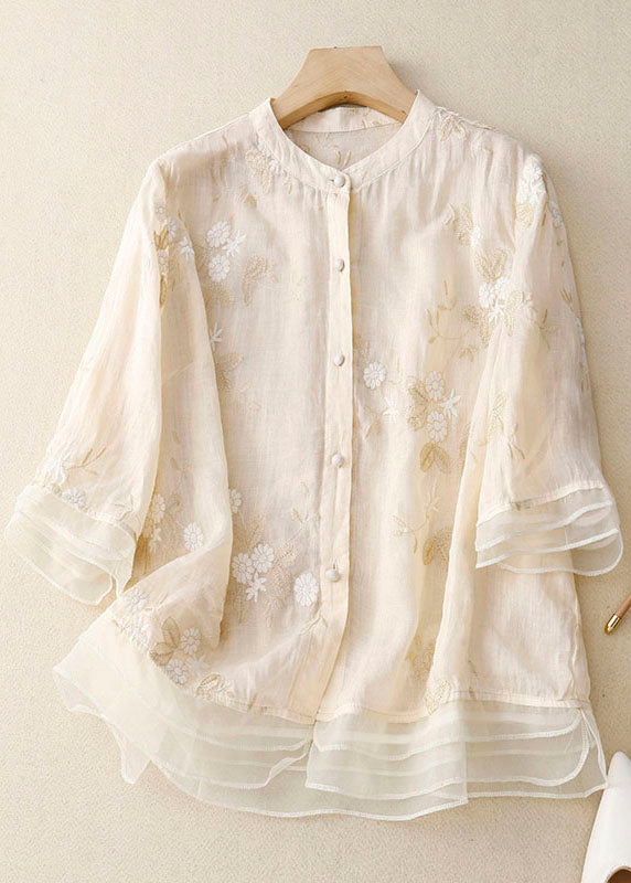 Maureen | Women's Button-Down Floral Blouse