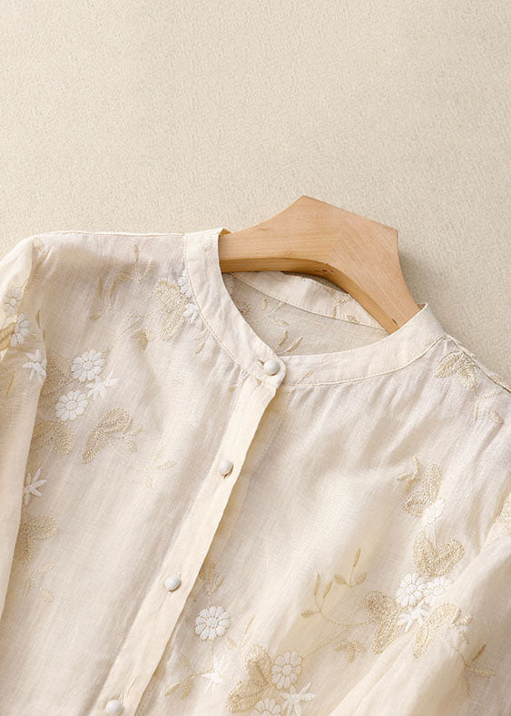 Maureen | Women's Button-Down Floral Blouse