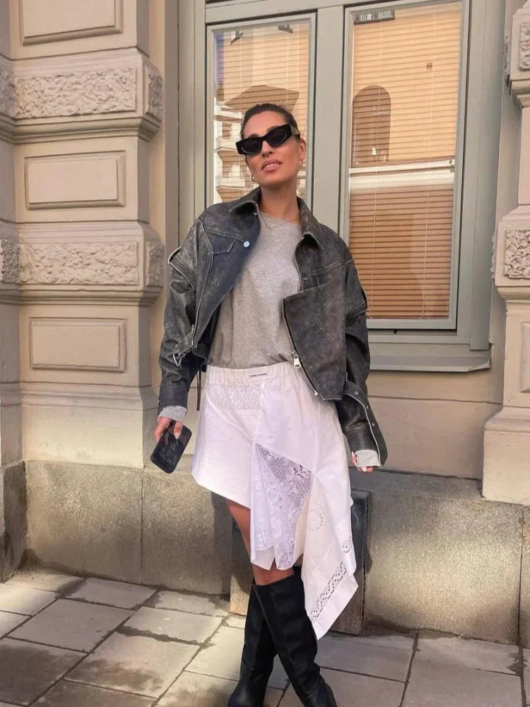 Miriam | Stylish leather jacket