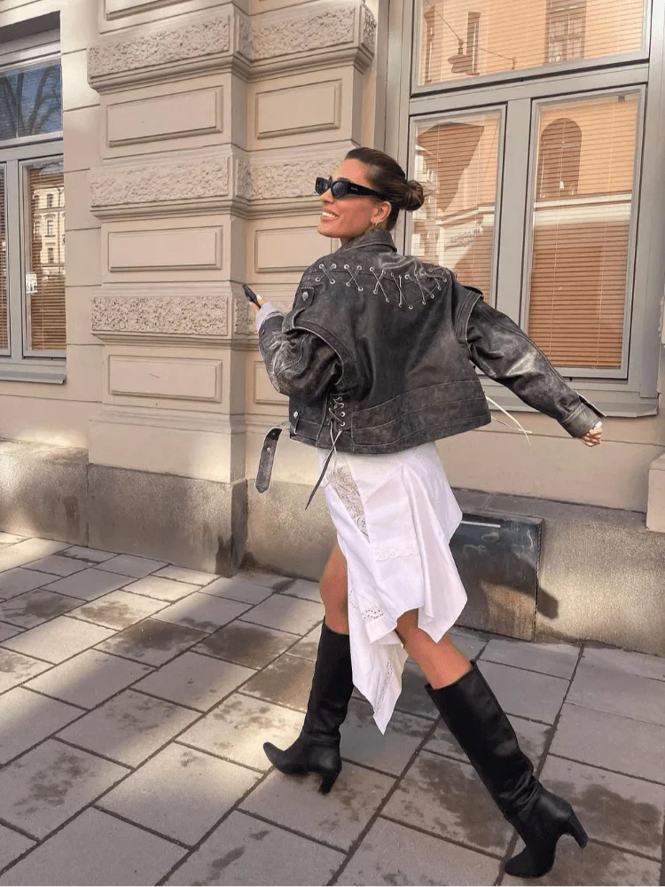 Miriam | Stylish leather jacket