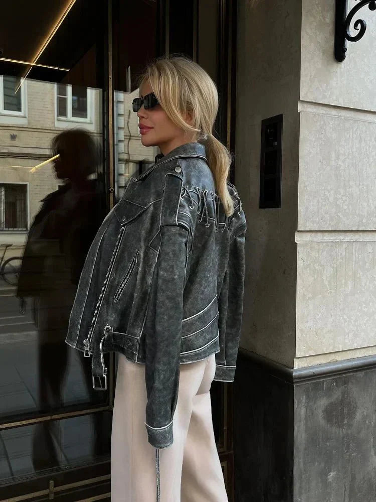 Miriam® | Stylish leather jacket
