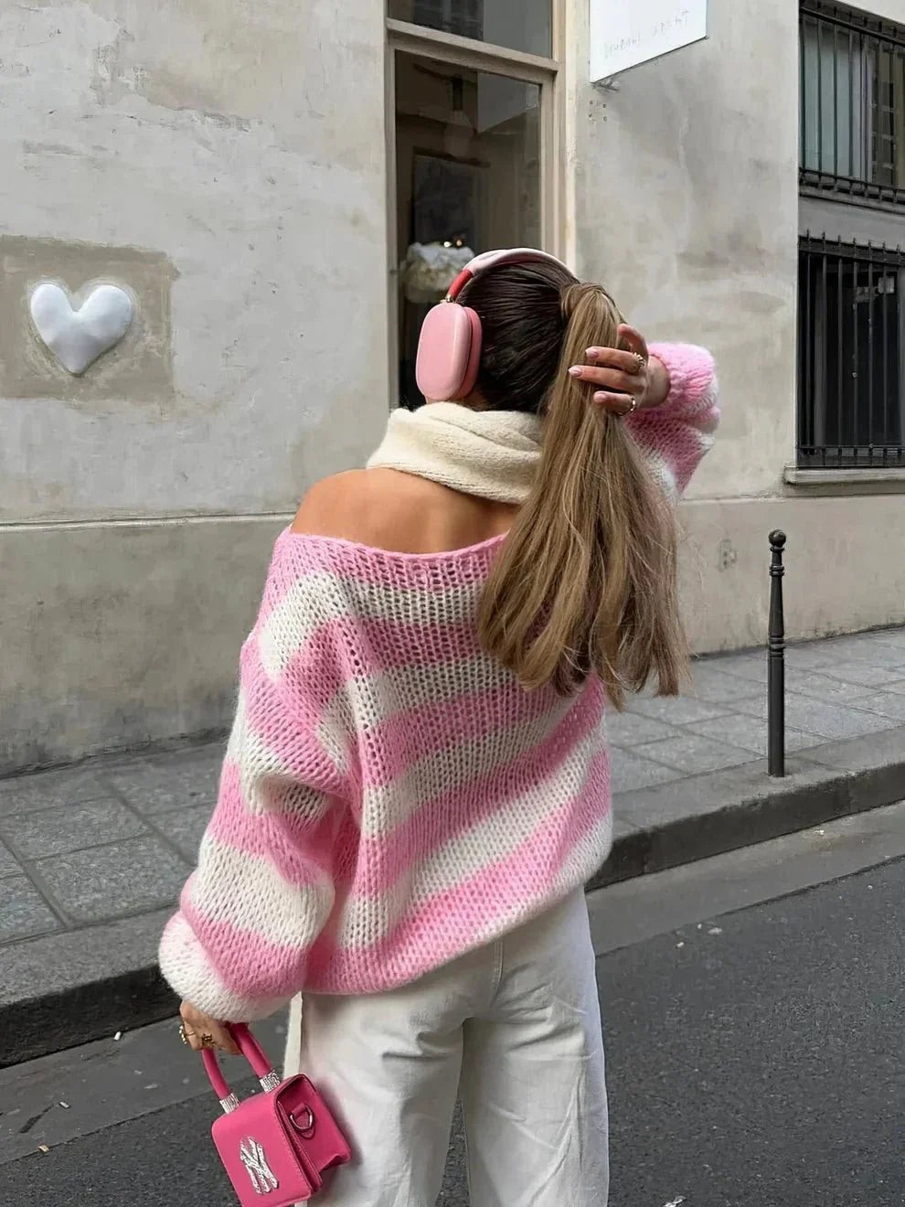Victoria® | STRIPED SWEATER