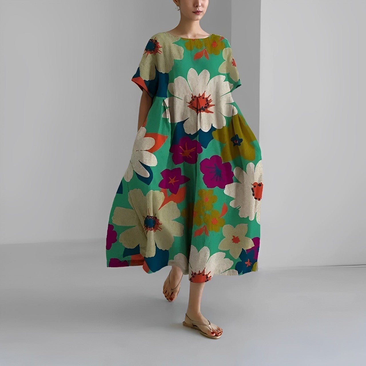 Isabelle® | Women'S Floral Boho Maxi Dress