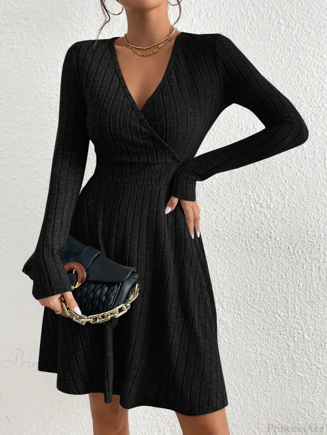 New Slim Sexy Sheath Dress Waist Slimming Short Little Black Dress