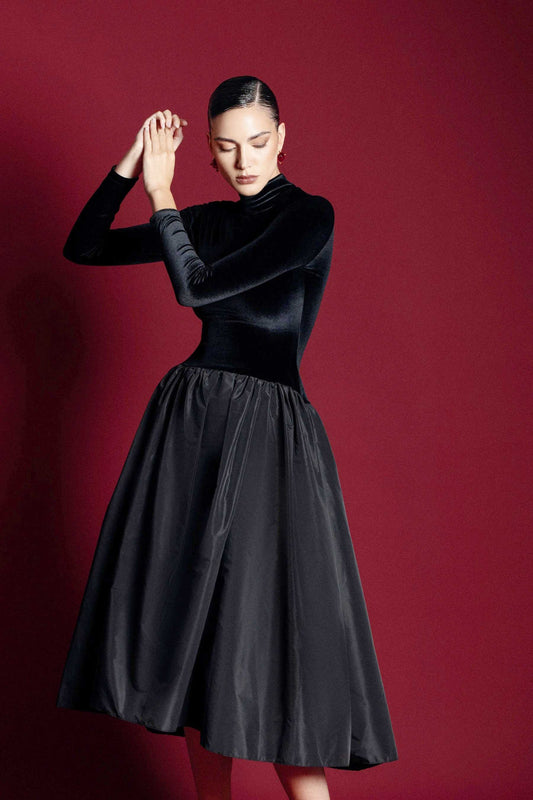 Marta® | Long-Sleeved Midi Dress