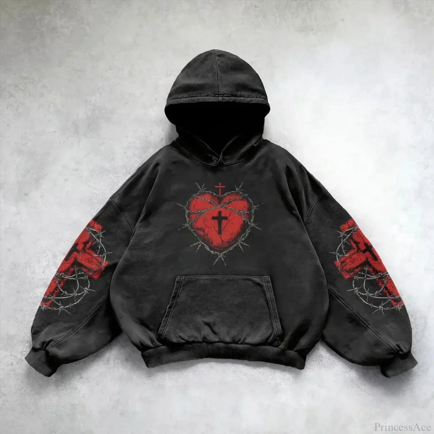 Pattern Printing Casual Hoodie