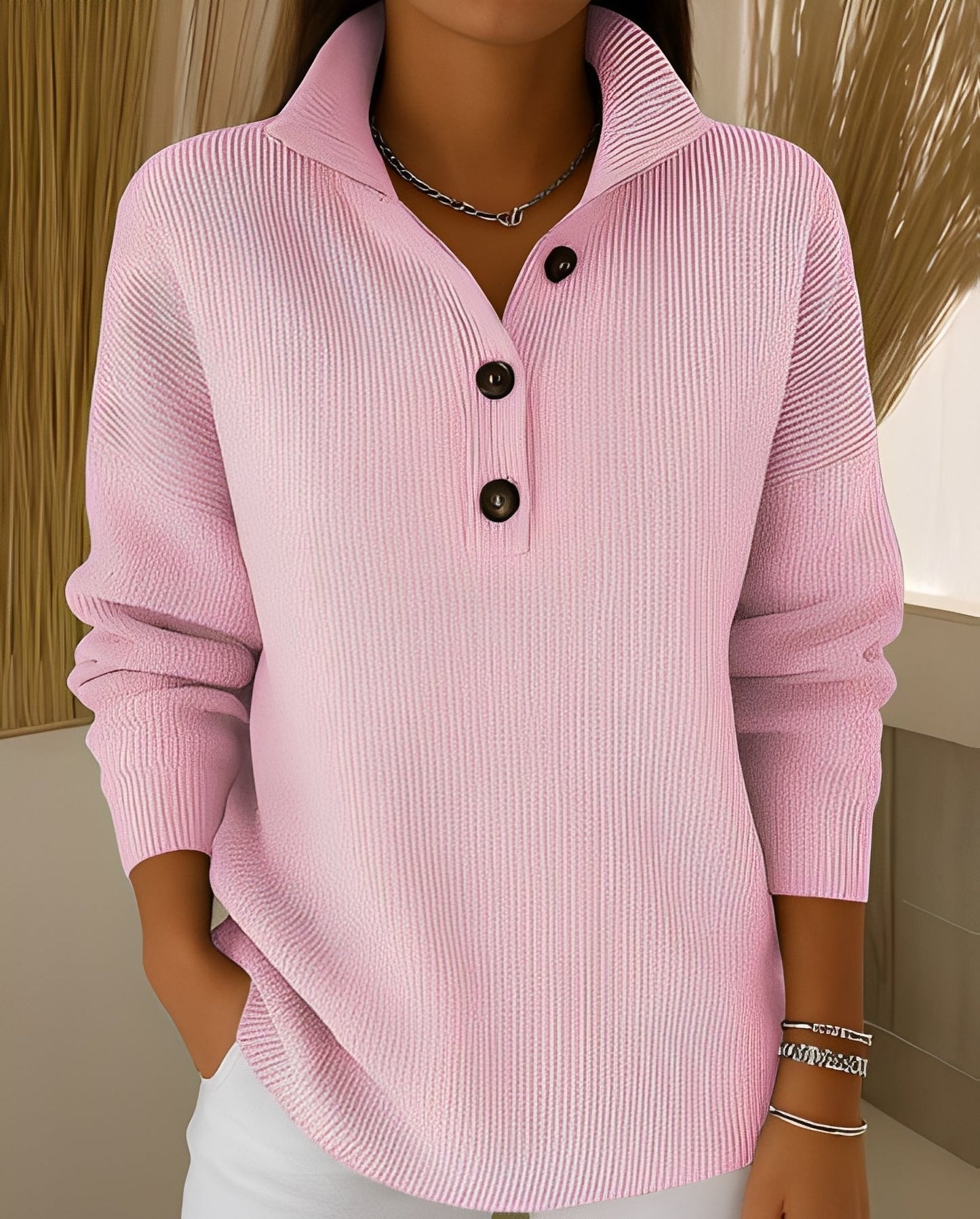 Peggy | Women's Long Sleeve Button-Down Blouse