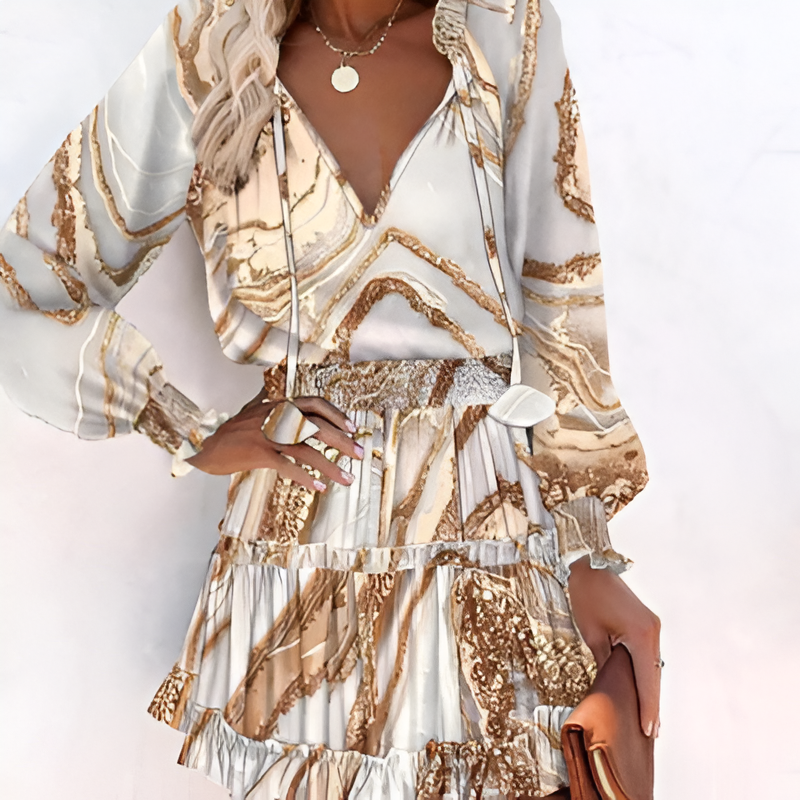 Hana® | Mini Dress Floral Chiffon